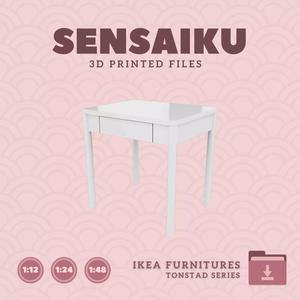 TONSTAD Desk 29 In for Miniature Dollhouse - IKEA - 3D Print