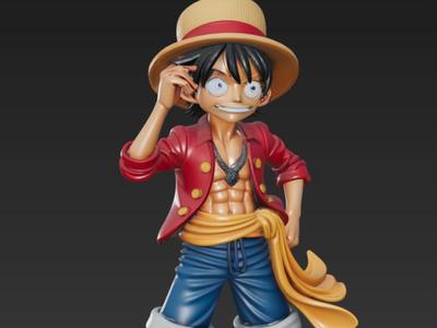Luffy hat pose