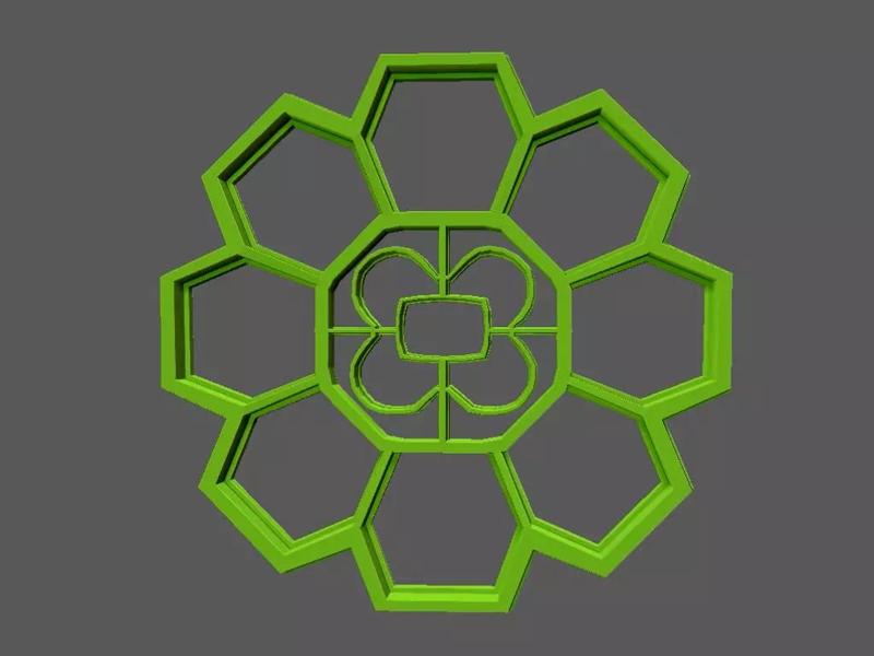 4-Rainbow Badge - Cutter