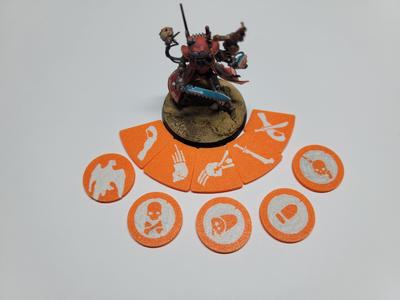 KT24 Farstalker Kinband Tokens (deboss and multicolor)
