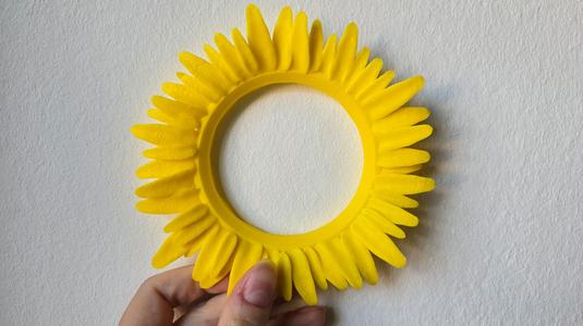 round decorated picture frames