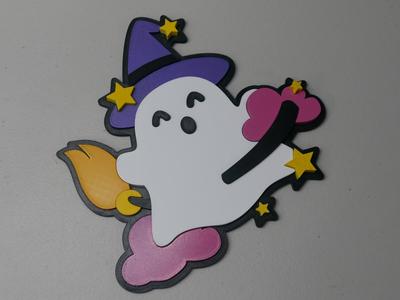 Ghost Witch Puzzle Art Decor AMS & Non-AMS