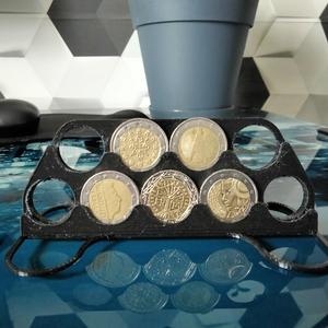 Coin display 2 euro
