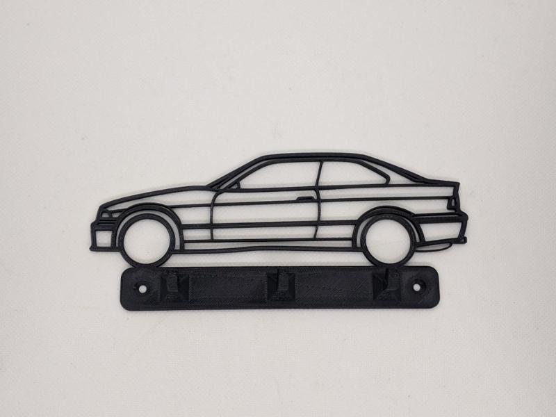 Wall-mounted key rack BMW M3 E36