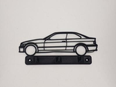 Wall-mounted key rack BMW M3 E36