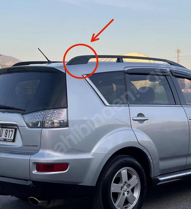 Mitsubishi Outlander roof bar rear cover