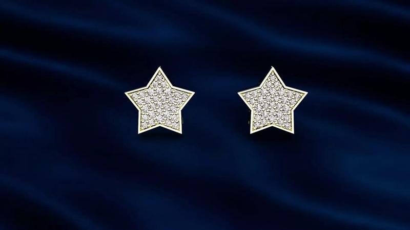 STAR stud earrings
