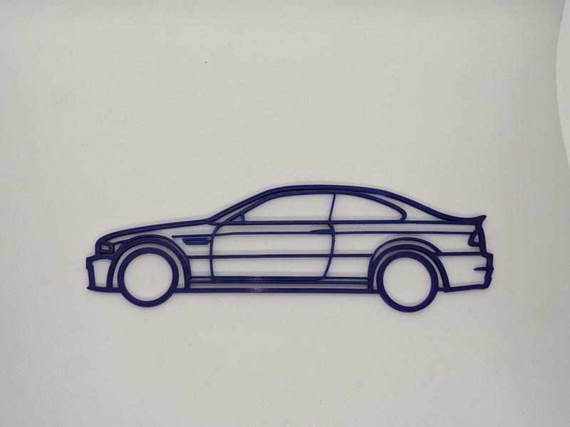 Wall decoration BMW M3 E46