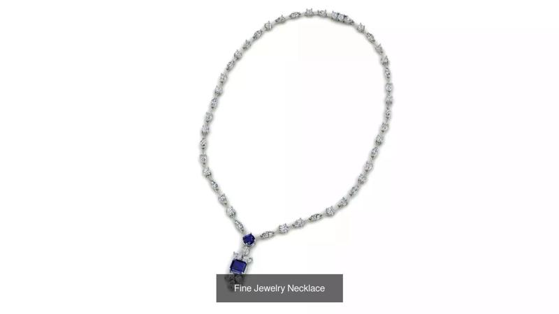 Set o Fine Jewelry Necklace and Earrings 3D Model Collection
