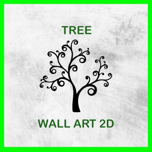 TREE WALL ART 2D