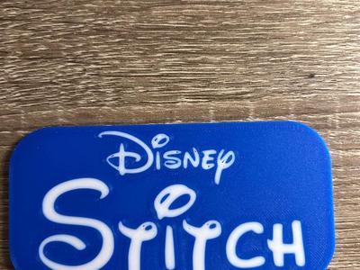 Plaque stitch or keychain (lamp decor)