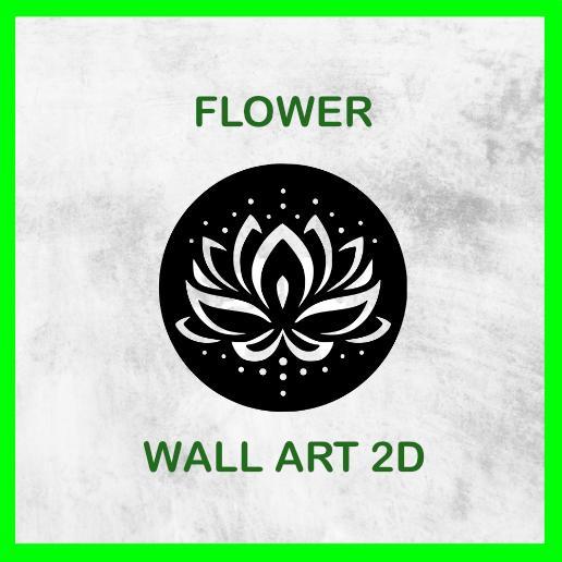 FLOWER WALL ART 2D 04