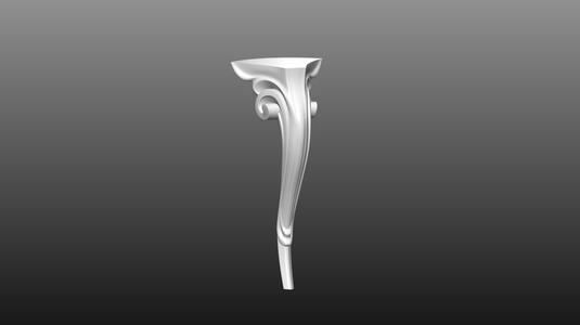 furniture leg 3D cnc