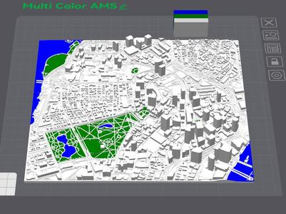 Boston City 3D Printable Model