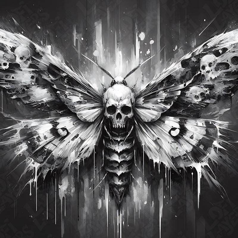 Death's-head hawkmoth Hueforge