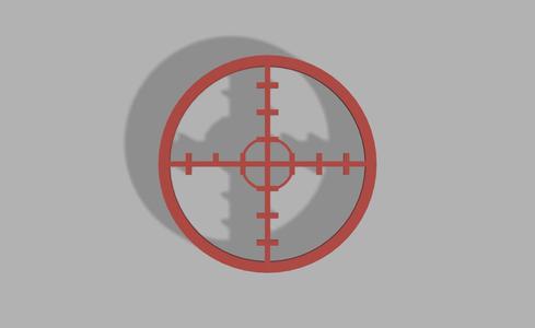 Crosshair Keychain Accessory