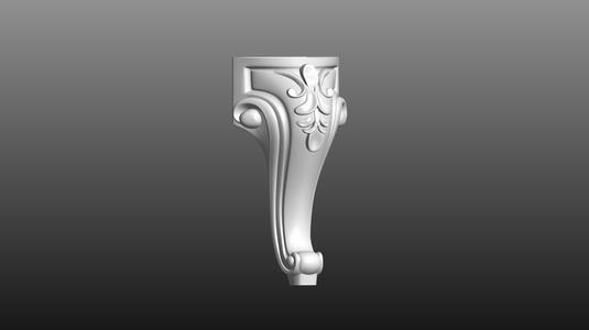 furniture leg 3D cnc