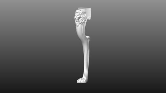furniture leg 3D cnc