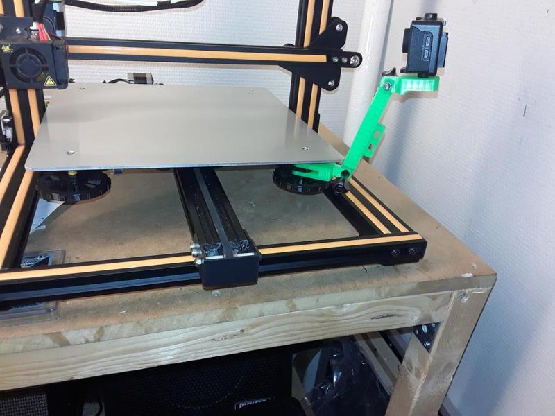 CR-10 GoPro Bed Mount