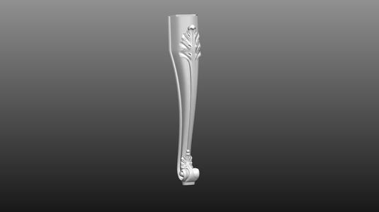 furniture leg 3D
