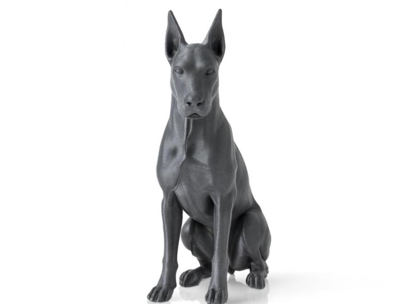 Dobermann – 3D Printable Dog Statue