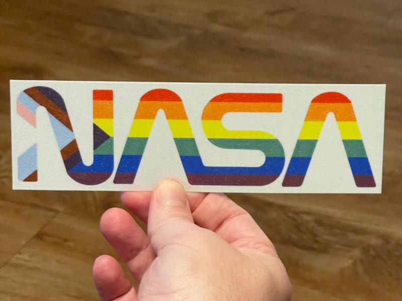 LGBTQ+ Pride NASA Worm