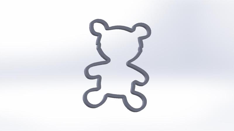 Bear cookie cutter