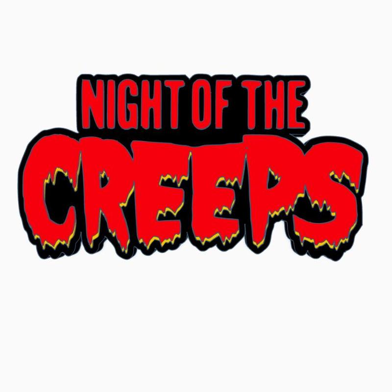 NIGHT OF THE CREEPS Logo Display by MANIACMANCAVE3D