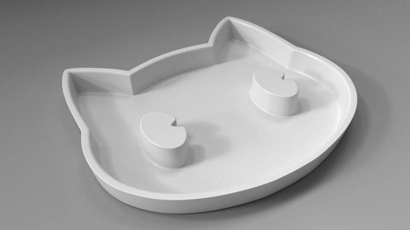 Cat Money Plate