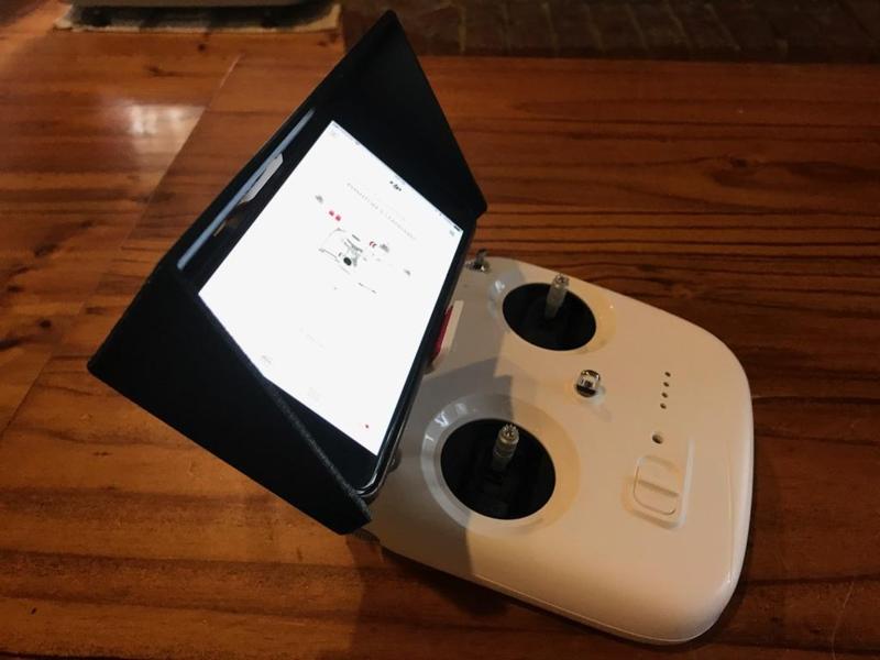 Phantom 3 Standard - iPhone Sun Shade (Stock Holder)