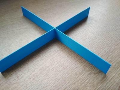 Wall smoothness test cross