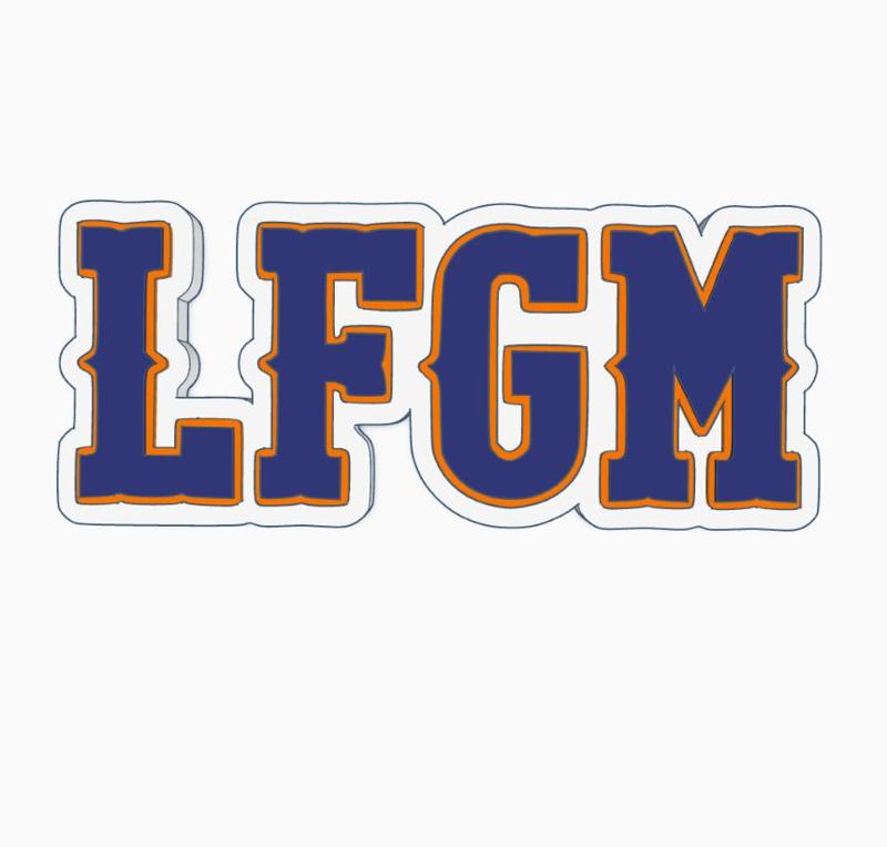 LFGM Logo Display by MANIACMANCAVE3D