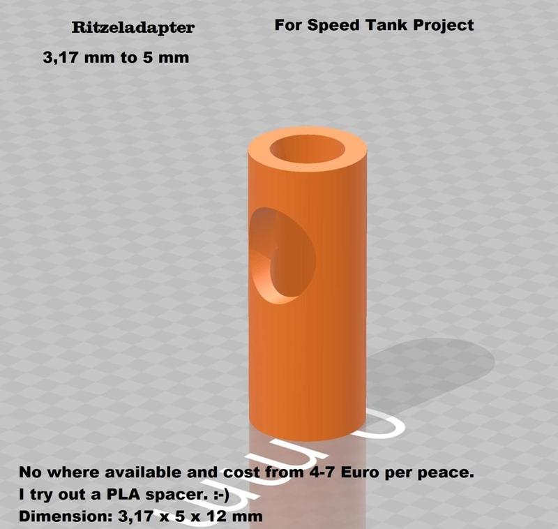 Wellenadapter for Speed Tank