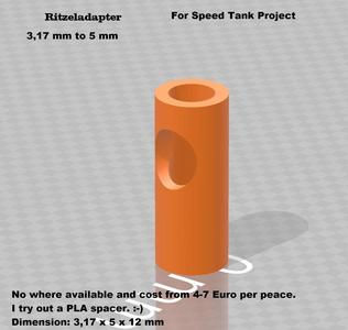 Wellenadapter for Speed Tank