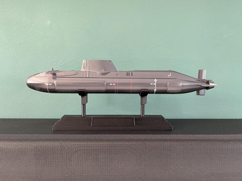 Royal Navy Astute Class Nuclear Attack Submarine 1:300 scale