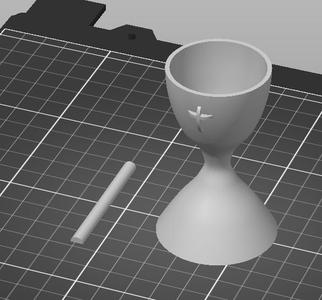 Chalice topper with a stick
