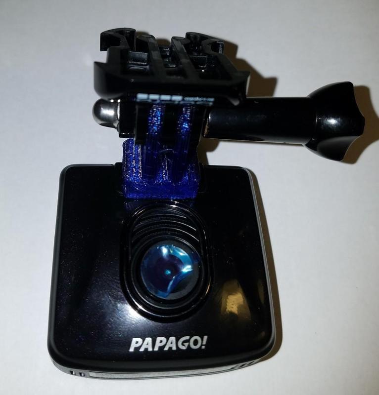 Papago! F15 dash camera GoPro Mount Adapter for Toyota Tacoma