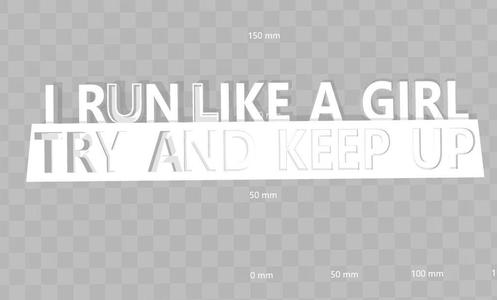 Run Like A Girl