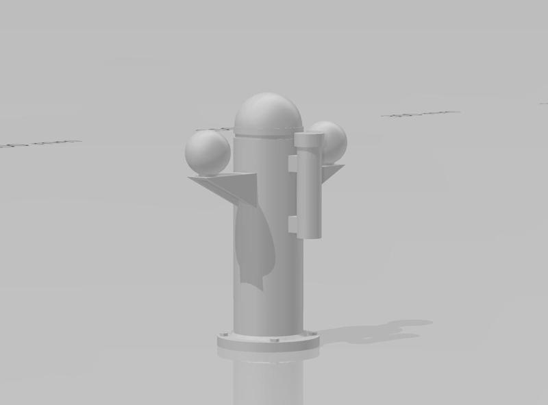 Compass to be installed on the wheelhouse roof.