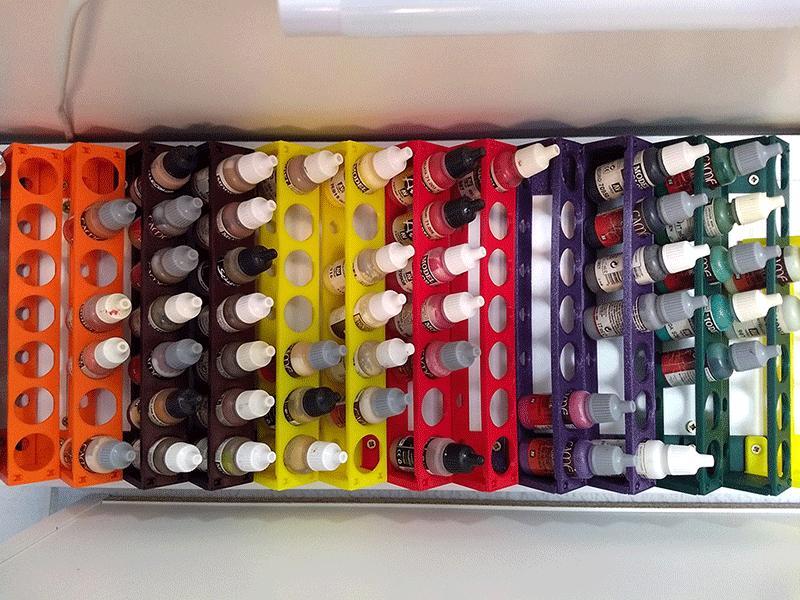 MODULAR RACK FOR PAINT CANS 17ML