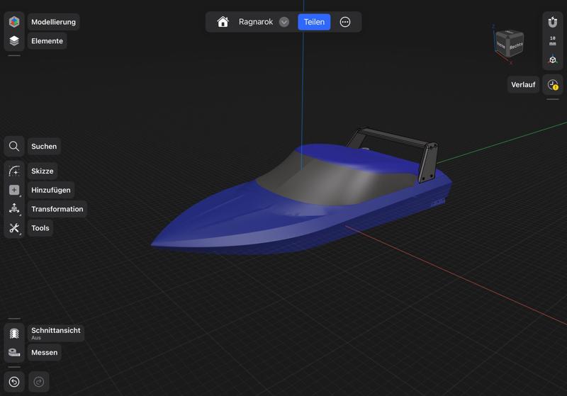 Ragnarok RC Jet Boat Closed Lid