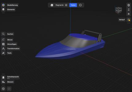 Ragnarok RC Jet Boat Closed Lid