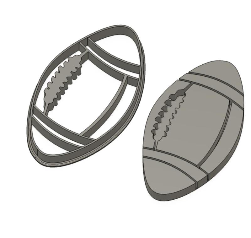 rugby cookie cutter