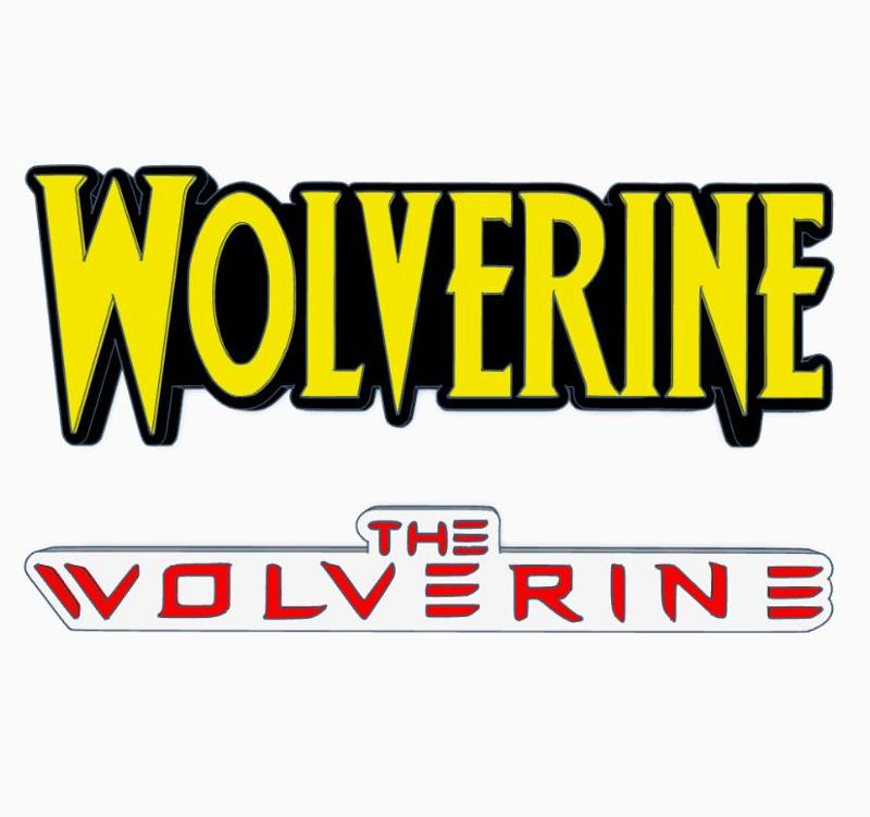 2x WOLVERINE Logo Display by MANIACMANCAVE3D