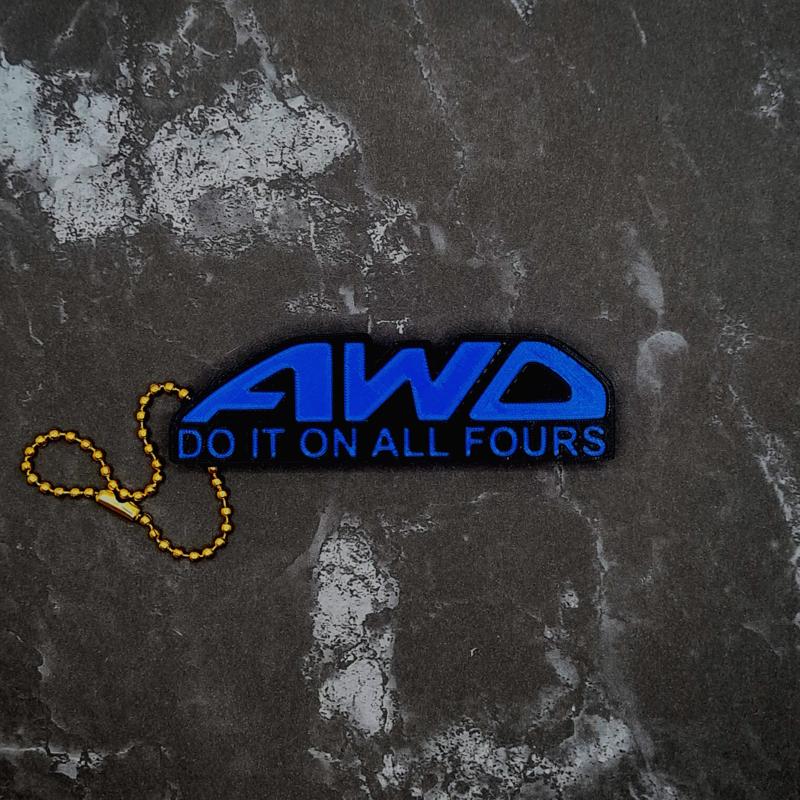 AWD All Fours Keyring Keychain - JCreateNZ