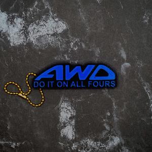 AWD All Fours Keyring Keychain - JCreateNZ