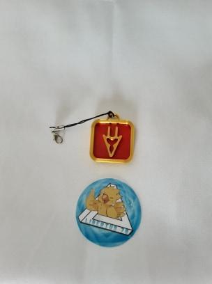 Dragon Knight Final Fantasy Job Keychain