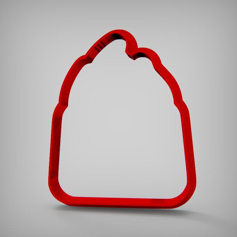 Cara Intensamente Ira silueta cortante para galletas