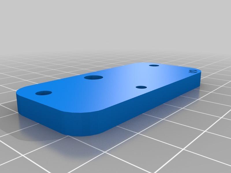 Geeetech aluminium mount plate for MK8 extruder 