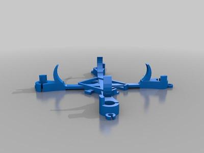 Hubsan X4 Frame remix with Eachine TX01 cam mount remix